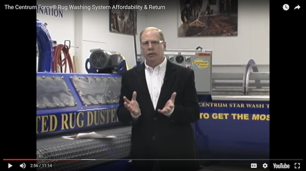 The Centrum Force Rug Washing System: Affordability and Return on Investment