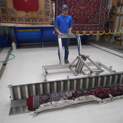 Air Powered Wet Rug Loader | Rug Washing Equipment